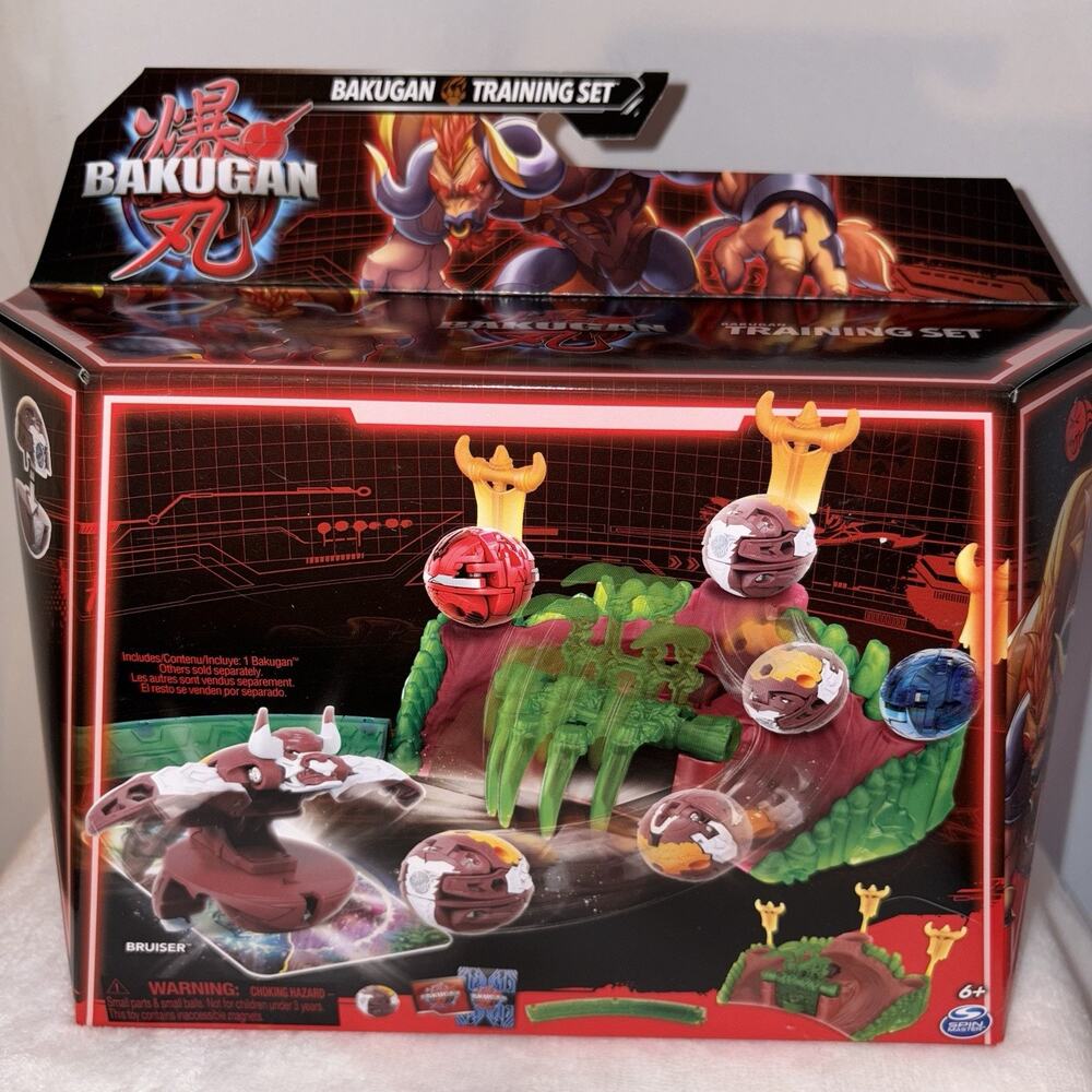 Bakugan Training Set Bruiser Action Figure Set Combine & Brawl Spin Master NEW